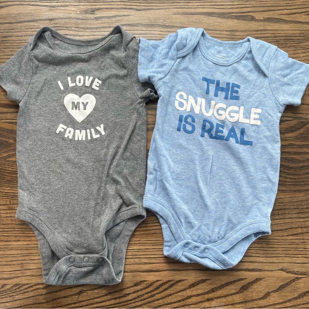 LOT/BUNDLE: TWO ONSIE BODYSUITS